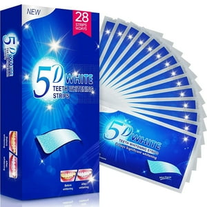 Teeth Whitening Strip - detects motiond 56 Strips Professional and Safe Teeth Whitening Kit for Teeth Sensitive, Mint Detects motiond