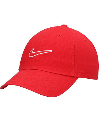 Мужская красная регулируемая шляпа с логотипом Heritage86 Essential Nike