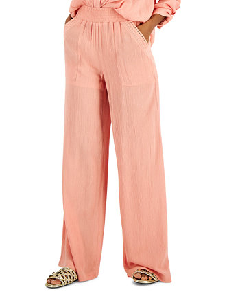 Женские широкие брюки без накладных карманов с накладными карманами, созданные для Macy's INC International Concepts