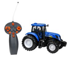 Сельскохозяйственный трактор New Holland T7.315 с дистанционным управлением New Ray в масштабе 1:24 New Ray
