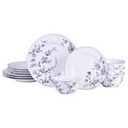 222 Fifth Bellamy Porcelain 12-piece Dinnerware Set 222 Fifth