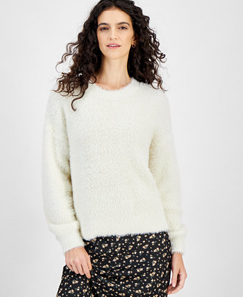 Женский свитер с круглым вырезом и ресницами, созданный для Macy's And Now This
