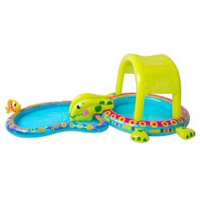 Banzai Shade & Slide Inflatable Turtle Pool Banzai