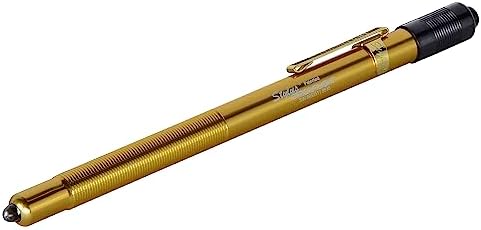 Streamlight 65024 Stylus 11-Lumen White LED Pen Light with 3 AAAA Alkaline Batteries, Gold Streamlight