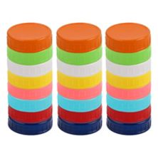 24 шт. разноцветные пластиковые крышки для каменных банок с обычным горлышком, консервные банки для каменщиков Unique Bargains