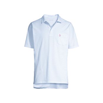 Tommy Striped Short-Sleeve Polo B Draddy
