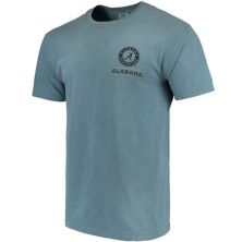 Мужская синяя футболка Alabama Crimson Tide State Scenery Comfort Colors Image One