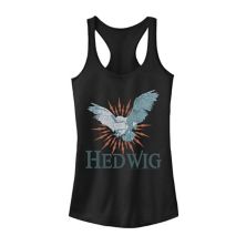 Juniors' Harry Potter Hedwig Mail Delivery Portrait Tank Top Harry Potter