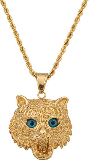 Eye Candy LA Luxe Collection Finn Cate Cubic Zirconia Pendant Necklace Eye Candy Los Angeles