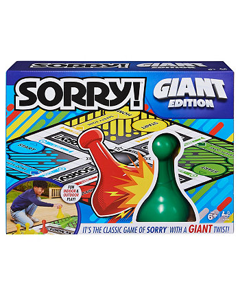 Извините, семейная настольная игра Giant Edition для игры в помещении на открытом воздухе Spin Master Toys & Games