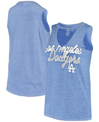 Женская майка-чокер с воротником-стойкой Royal Los Angeles Dodgers Loyalty Concepts Sport