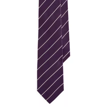 Полосатый шелковый галстук Ralph Lauren