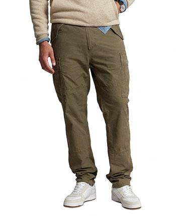 Мужские классические холщовые брюки-карго зауженного кроя Ralph Lauren