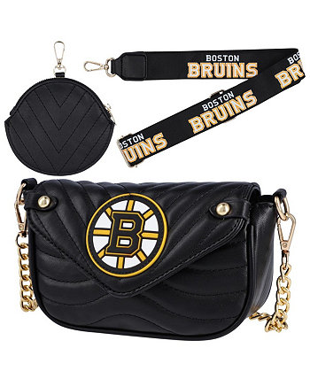 Женская сумка Boston Bruins из искусственной кожи с ремешком Cuce