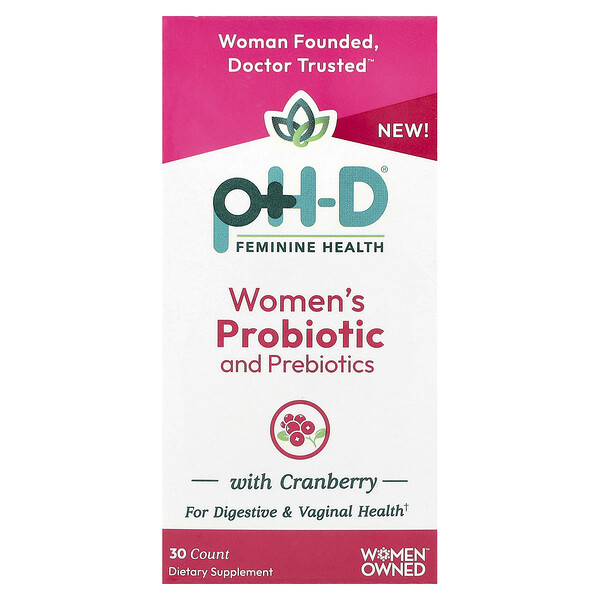 Пробиотик для женского здоровья, 30 шт. PH-D Feminine Health
