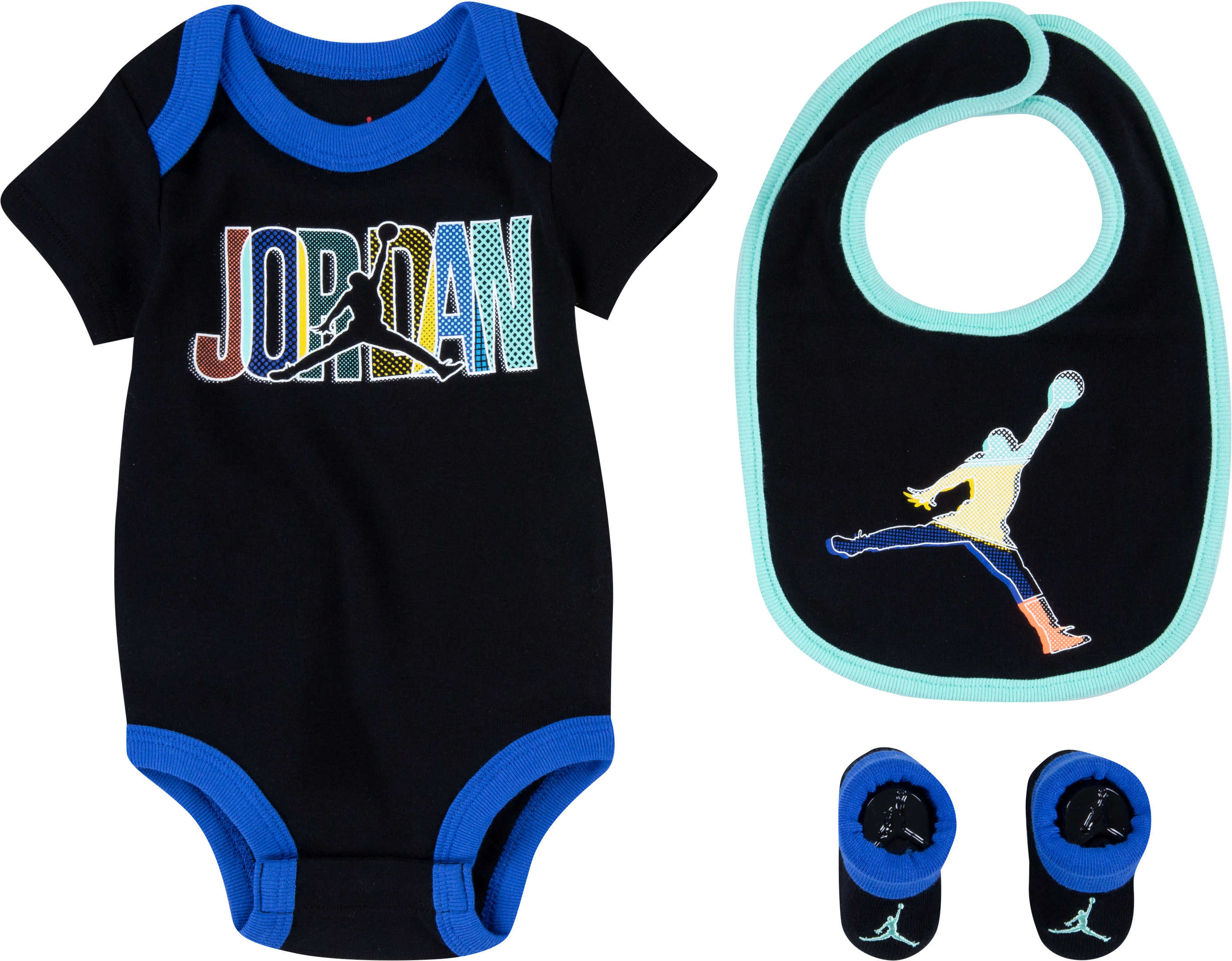 Комбинезон-боди с пинетками, комплект из трех предметов (для младенцев) Jordan Kids