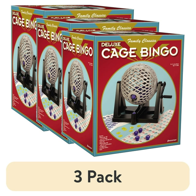 (3 pack) Pressman Toys - Bingo: Deluxe Cage Pressman Toys