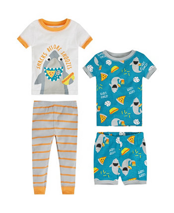 Одежда для сна для новорожденных мальчиков, комплект из 4 предметов Koala baby