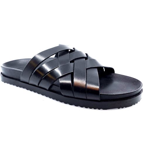 Bruno Magli Siracusa Leather Slide Sandal