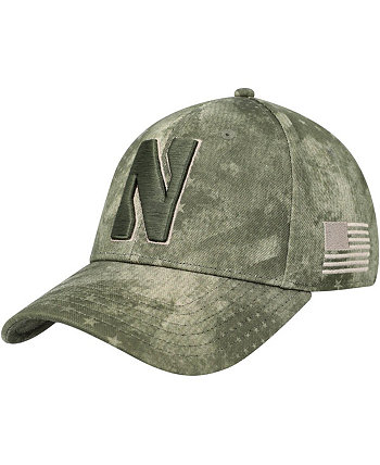 Men's Camo Northwestern Wildcats Blitzing Performance Adjustable Hat Under Armour