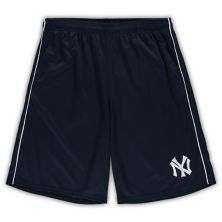 Мужские темно-синие шорты New York Yankees Big & Tall Mesh Profile