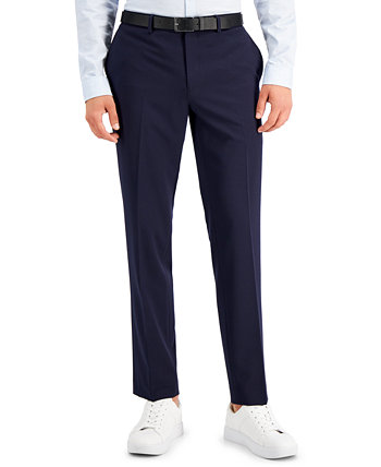 Мужские облегающие темно-синие однотонные брюки INC, созданные для Macy's I.N.C. International Concepts
