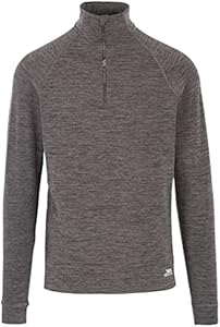 Trespass Mens Harold Half Zip Fleece Top Trespass