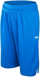 New Balance Boys' Active Shorts - Performance Gym Shorts with Pockets - Kids' Mesh Athletic Shorts for Boys' (Size: 4-20) New Balance