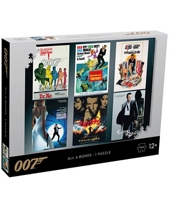 007 Bond "All Six Bonds One Puzzle", 1000 Pieces Top Trumps
