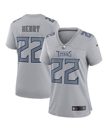 Женская футболка Derrick Henry Grey Tennessee Titans Atmosphere Fashion Game Jersey Nike