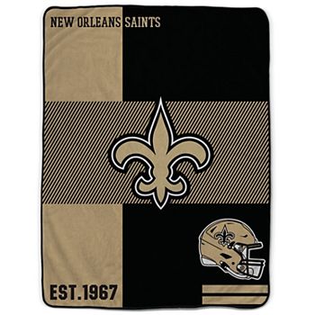 Pegasus  New Orleans Saints 60" x 80" Sherpa Throw Blanket Pegasus