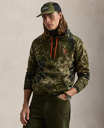 Худи с двойным трикотажом Palm-Camo от Polo Ralph Lauren, хлопковая смесь, капюшон и карман-кенгуру Polo Ralph Lauren