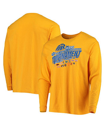Men's Gold SEC 2020 Conference Tournament Long Sleeve T-shirt The Victory