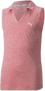 pumagolf Girl's Heather Polo Pumagolf