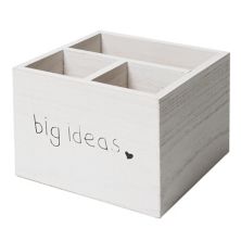 American Art Decor Big Ideas 3-Cubby Desk Organizer Table Decor American Art Décor