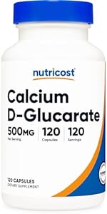 Nutricost Calcium D-Glucarate 500mg, 120 Capsules - Gluten Free, Non-GMO, Vegetarian Friendly Nutricost