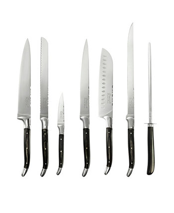 Кухонный нож Connoisseur Laguiole с точилкой, набор из 7 шт. French Home