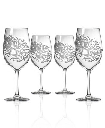 Универсальный бокал для вина Peacock 18 унций - набор из 4 бокалов Rolf Glass
