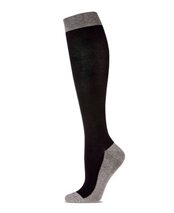 Двухцветные контрастные женские компрессионные носки MEMOI
