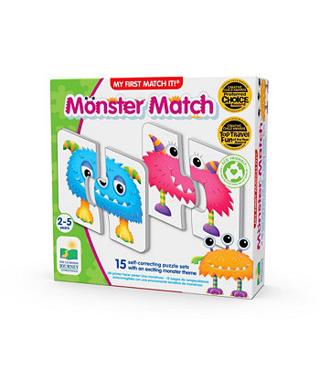 My First Match It - Set of 15 Self-Correcting Monster Matching Puzzles The Learning Journey