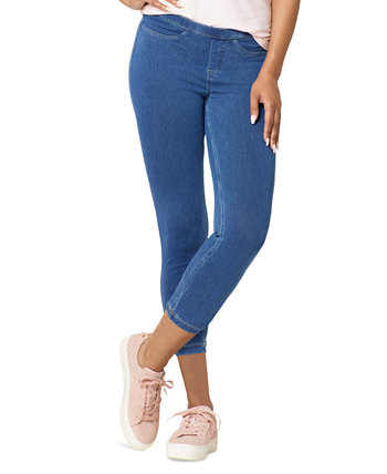 Женские джинсовые леггинсы-капри со средней посадкой без застежки HUE
