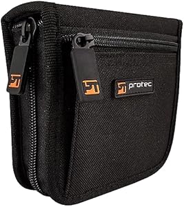 Protec Pro Tec A211ZIP Double Tuba Mouthpiece Pouch with Zipper Closure Protec