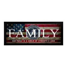 Personal-Prints US Space Force &#34;FAMILY&#34; Canvas Framed Wall Art Personal-Prints