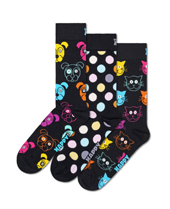 Комплект из 3 классических носков для собак Happy Socks