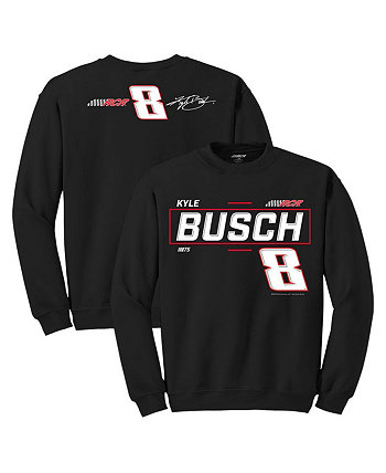Мужская черная толстовка Kyle Busch пуловер с двумя точками Richard Childress Racing Team Collection