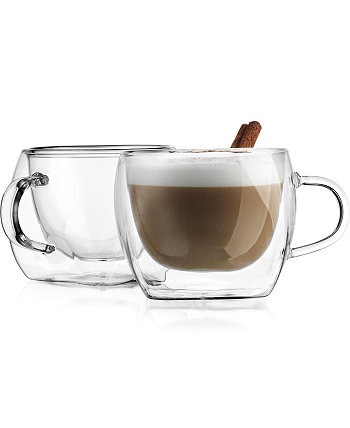 Чашки Contessa Tea с двойными стенками, набор из 2 шт. Godinger