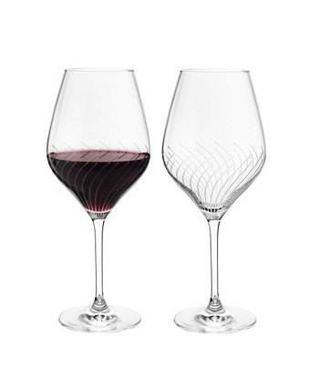 Holmegaard Cabernet Lines Бокалы для красного вина емкостью 17,6 унций, набор из 2 шт. Rosendahl