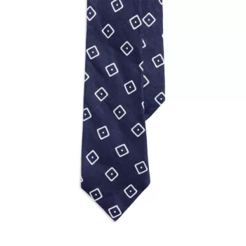 Printed Linen Tie Ralph Lauren