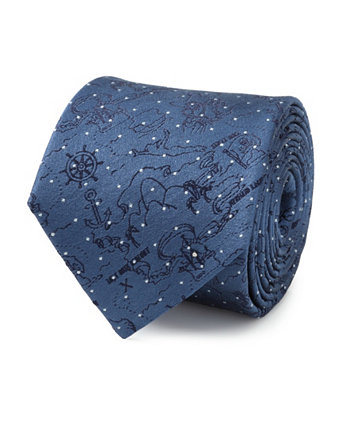Мужской галстук в горошек с изображением карты сокровищ Питера Пэна Disney