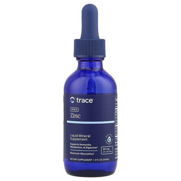 Ionic Zinc, 50 mg, 2 fl oz (Жидкие унции) (59 ml) Trace